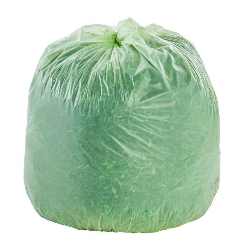 Stout by Envision Ecosafe-6400 Bags, 30 Gal, 1.1 Mil, 30" X 39", Green, 48/box - Image 1
